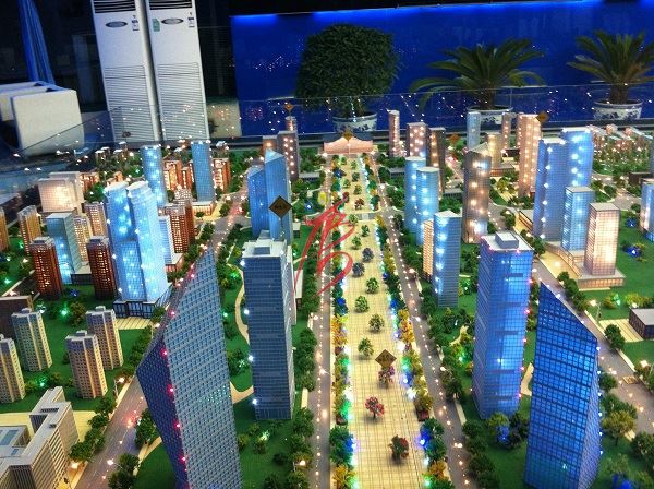 山西沙盤模型建筑篇——臨汾.水云間