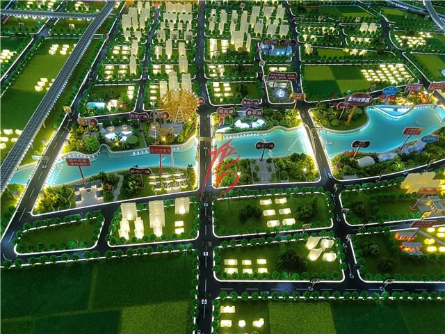 山西地產(chǎn)景觀沙盤模型