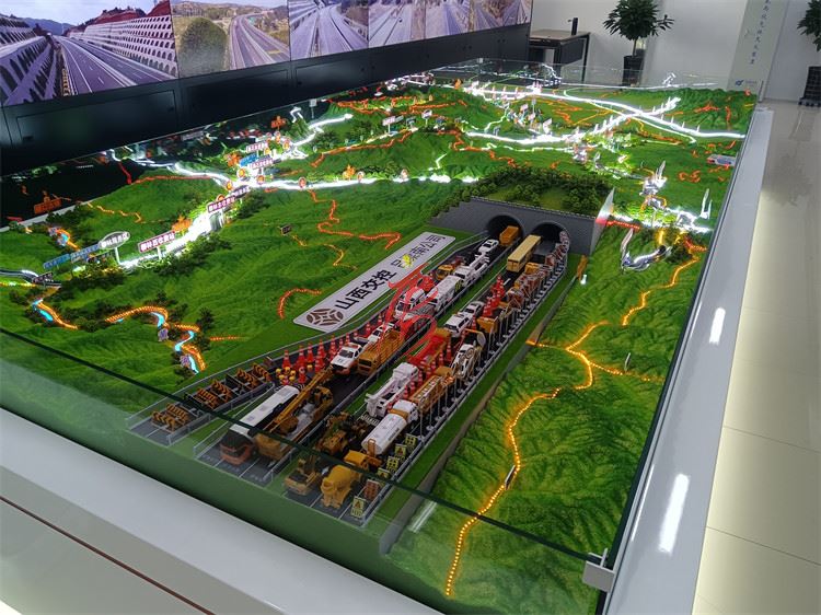 東呂高速公路沙盤